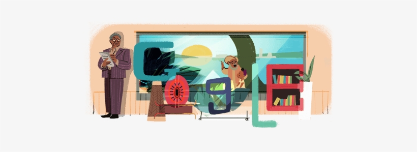Google Doodle Tayeb Salih, transparent png