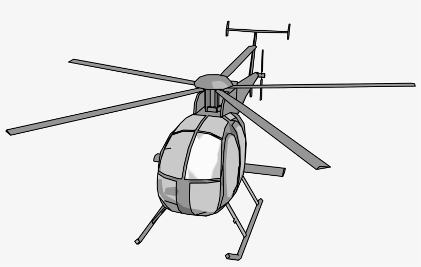 Md 500 Helicopter Png Clipart Picture - Helicopter, transparent png