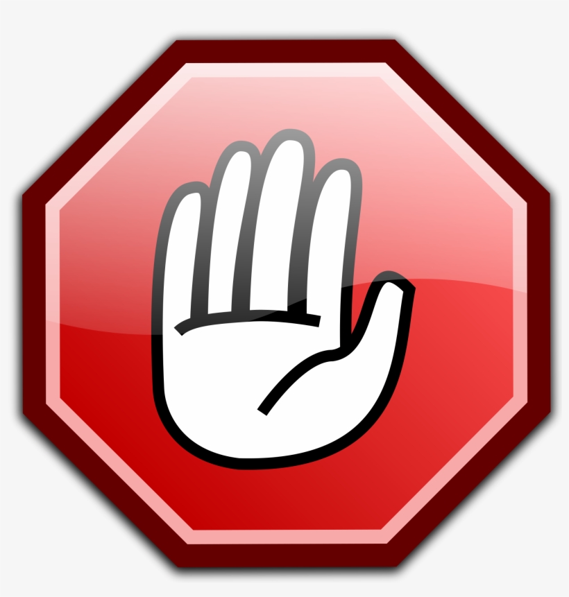 Svg Stock File Shiny Hand Wikimedia Commons Open - Stop Hand Sign Png, transparent png