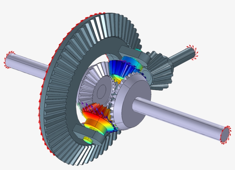 Model Example Of A Differential Gear - Differential Gear, transparent png