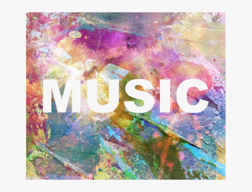 Music Shows - Kunstdruk: Abstract Grunge Texture With Watercolor, transparent png