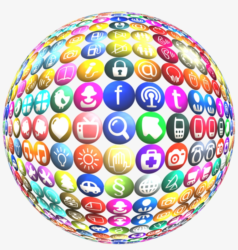 Social Media Globe Png Image - Social Media Globe Png, transparent png