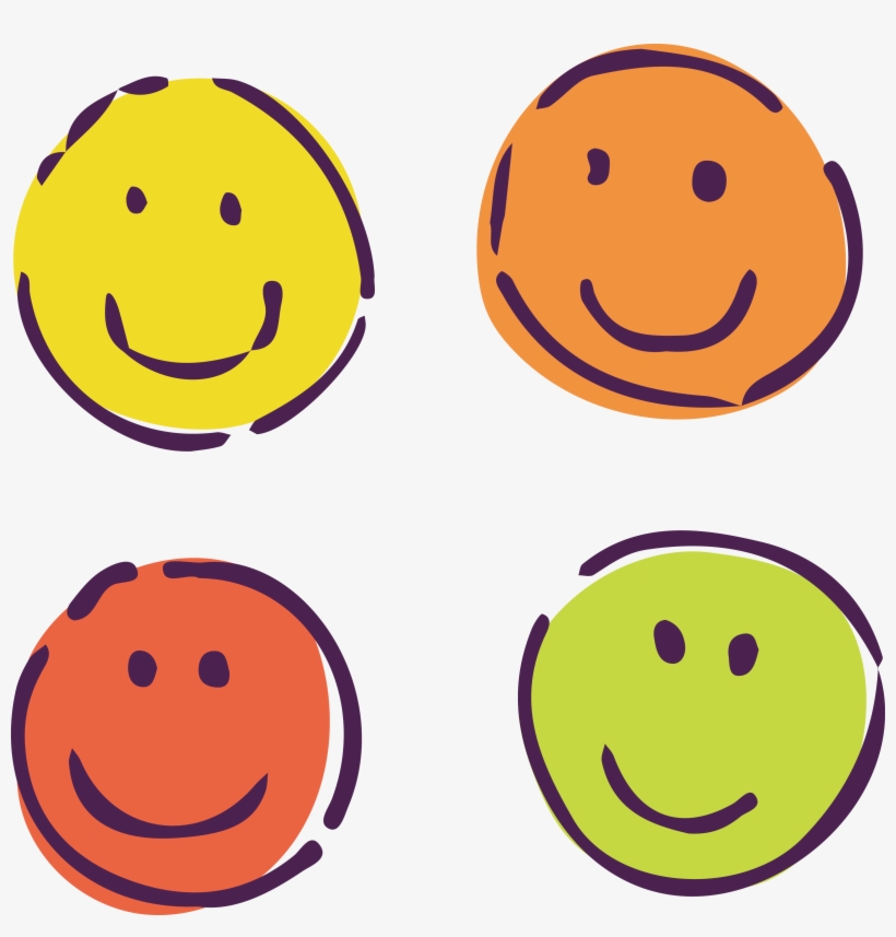 Jpg Freeuse Library Cartoon Clip Art Four Cartoons - Smile, transparent png