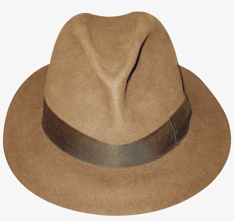 File - Hatt2 - Brown Fedora Png, transparent png