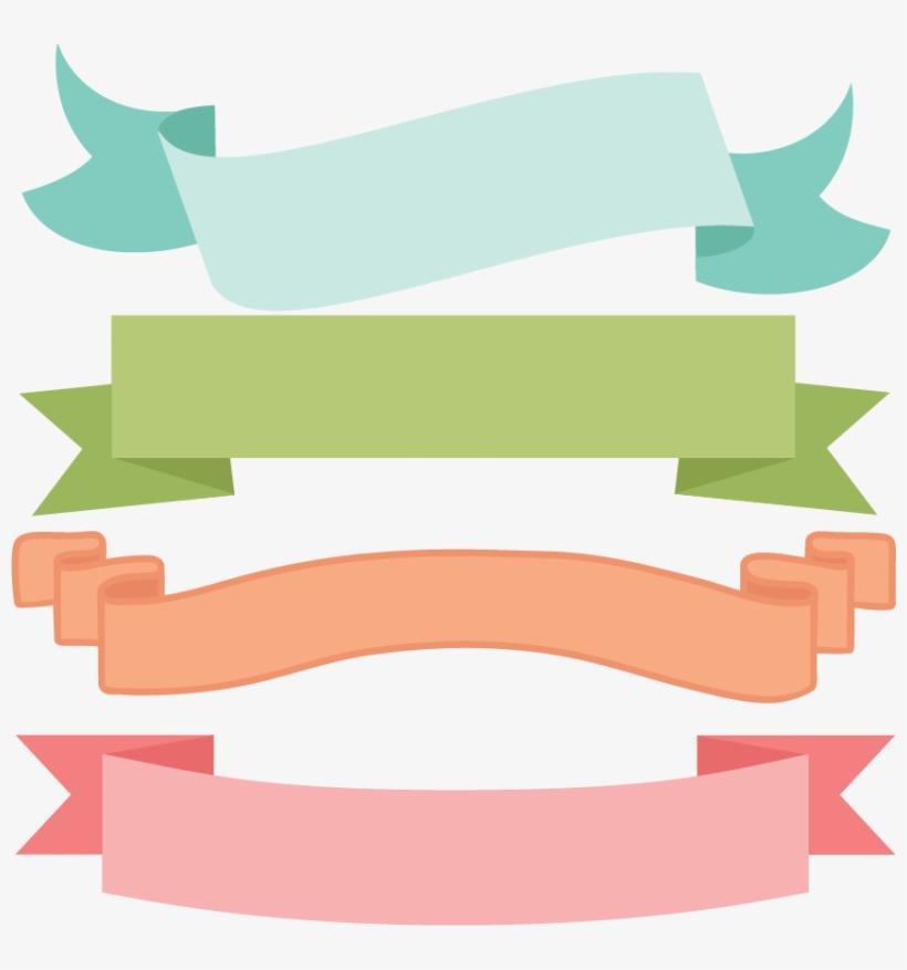 Free Icons Png - Cute Banner Clipart, transparent png