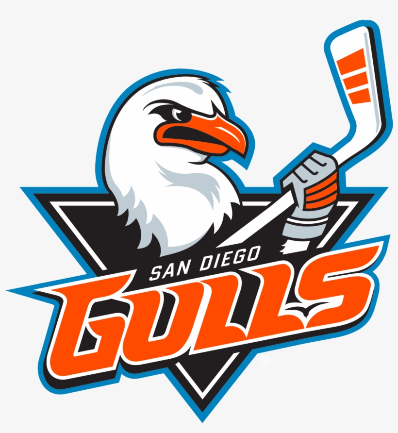 Gulls Logo - San Diego Gulls, transparent png