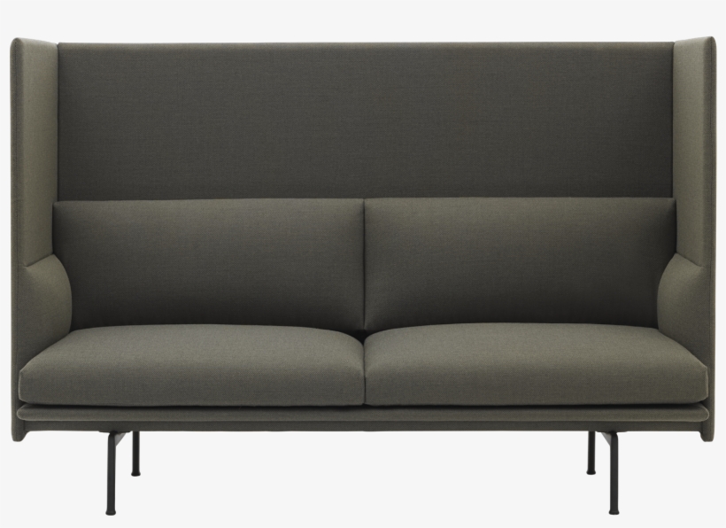 Outline Highback Sofa - Muuto Outline High Back Sofa, transparent png