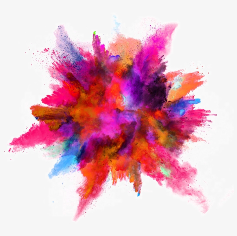 Let's Do This - Colour Powder Splash Png, transparent png