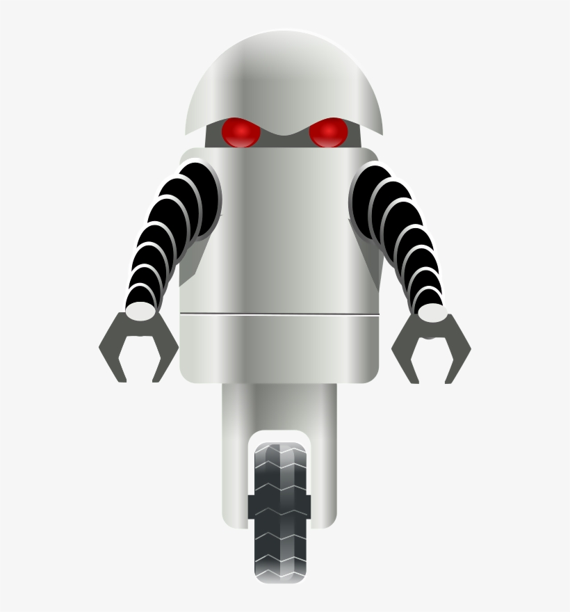 Things Carried By The Robot - Robot With One Wheel, transparent png