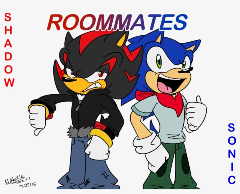 Clipart Library Stock Roommates Sonic And Update By - Sonic Roommates, transparent png
