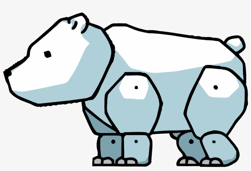 Evil Clipart Polar Bear - Cartoon Polar Bear Png, transparent png
