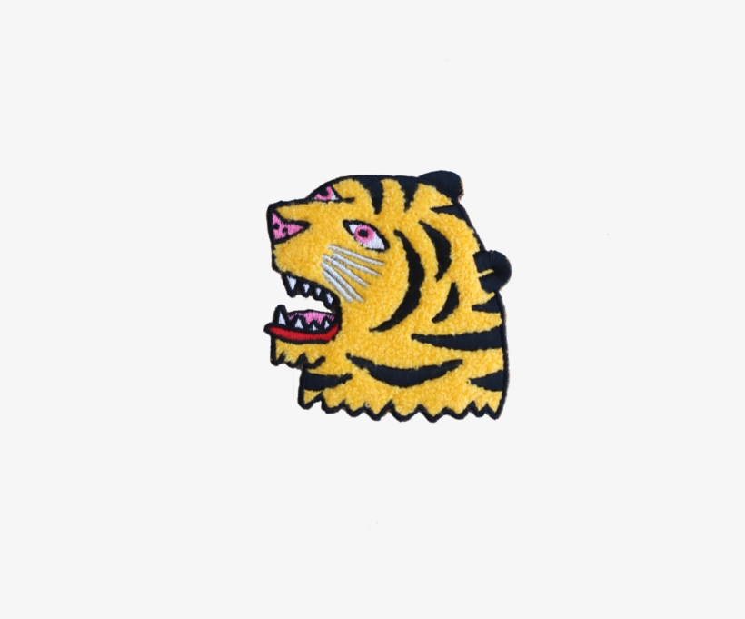 Chenille Tiger Patch - Tiger, transparent png