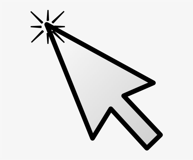 Vector Pointer - Mouse Pointer Click Gif - 564x599 PNG Download - PNGkit
