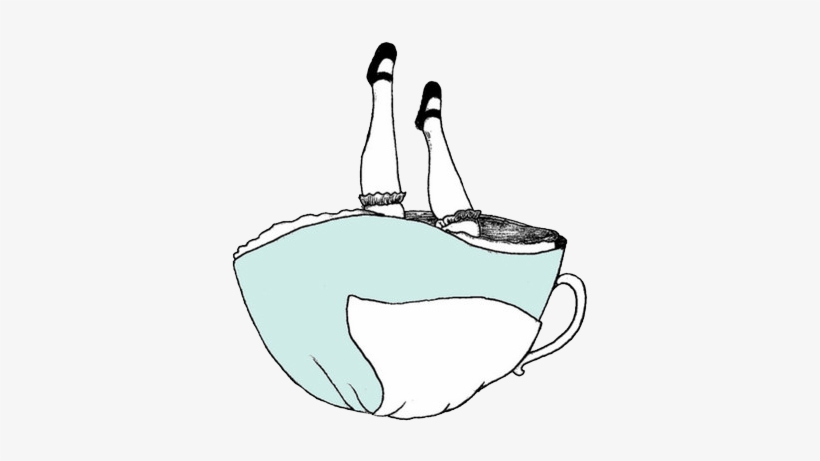 Image About Tea In Happy Time By Samantha On We Heart - Alice In Wonderland Png, transparent png