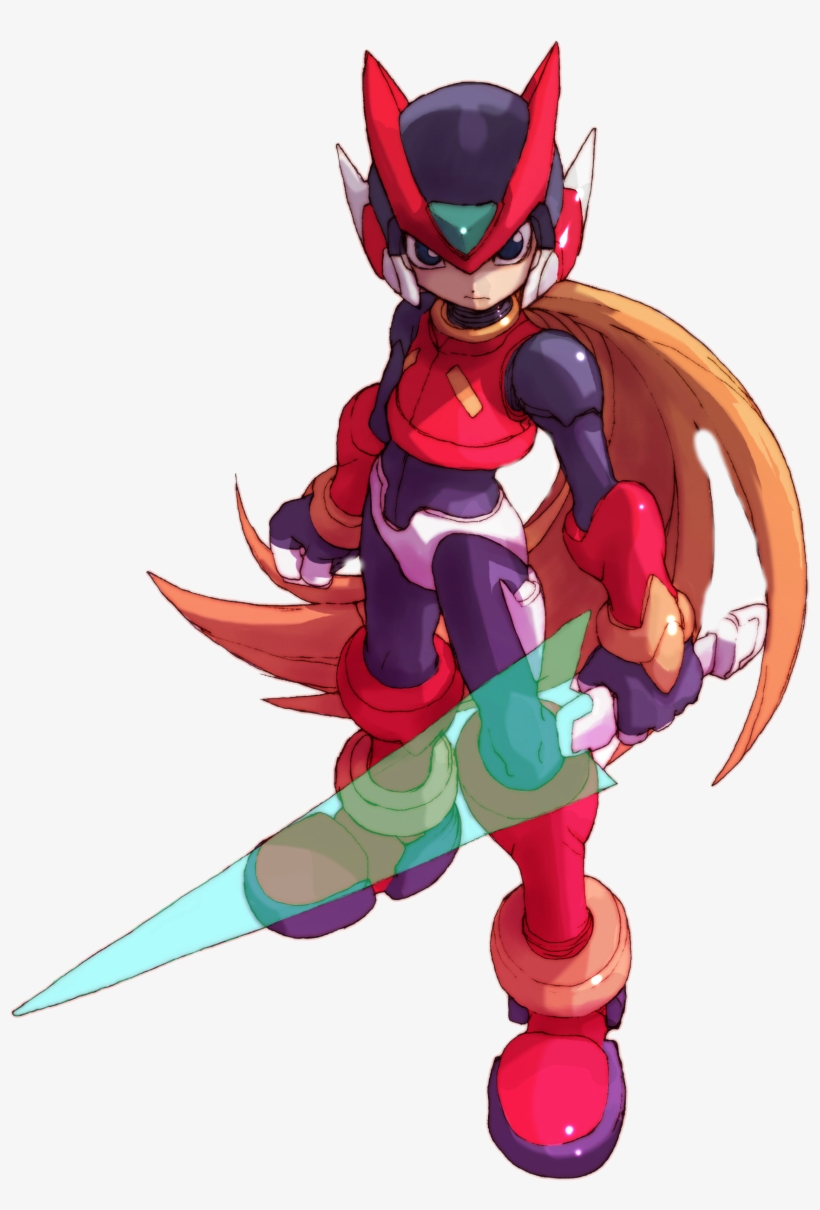 Zero Megaman Png - Mega Man Zero Gameboy Advanced Gba, transparent png