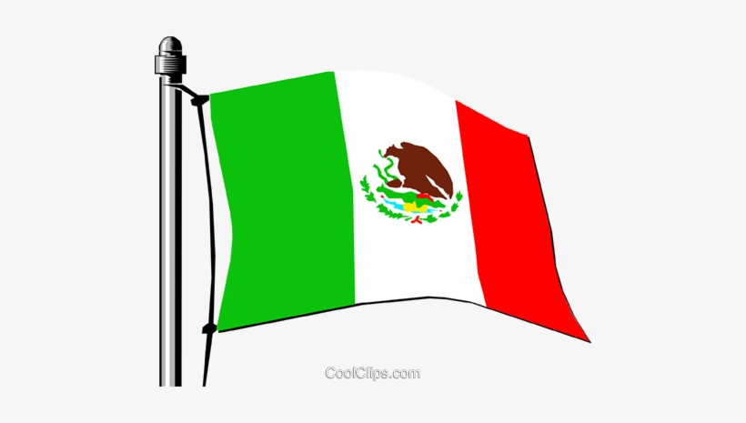 Mexico Flag Royalty Free Vector Clip Art Illustration - Flag, transparent png
