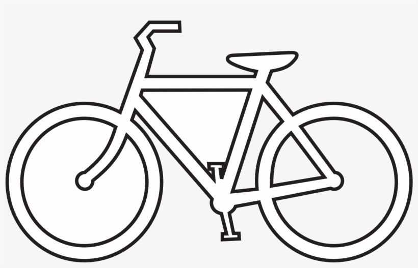 Bike Black And White Clip Art, transparent png