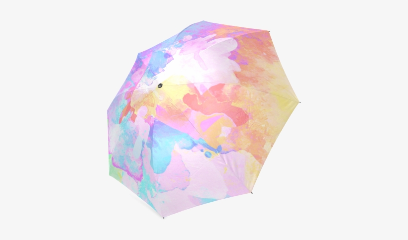 Colorful Watercolor Paint Spatter Abstract Art Foldable - Visual Arts, transparent png