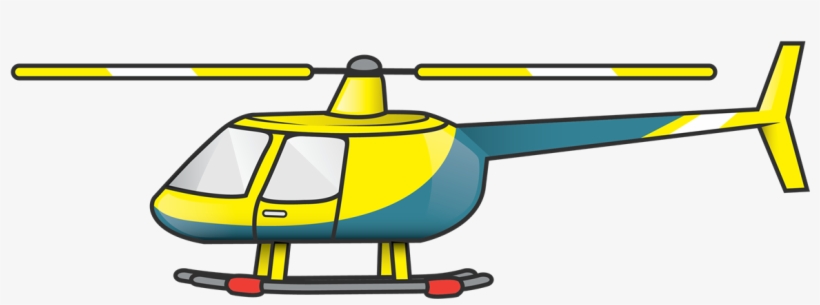 Helicopter Clipart Toy Car - Clip Art Of Helicopter, transparent png