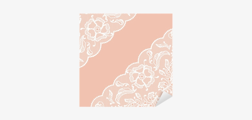 Vintage Lace Frame, Ornamental Flowers - Lace, transparent png