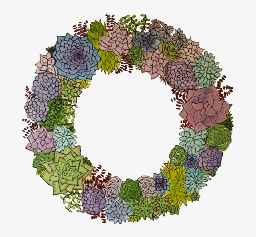 Wreath Print, transparent png