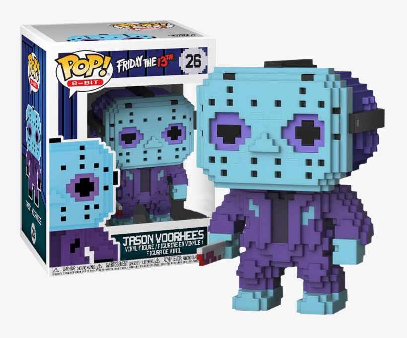 Friday - Funko Pop 8 Bit Jason, transparent png