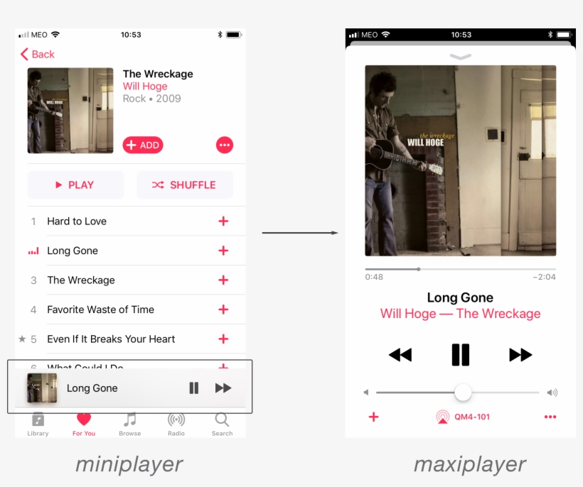 Apple Music Now Playing Transition - Ryko Will Hoge - Wreckage [cd] Usa Import, transparent png