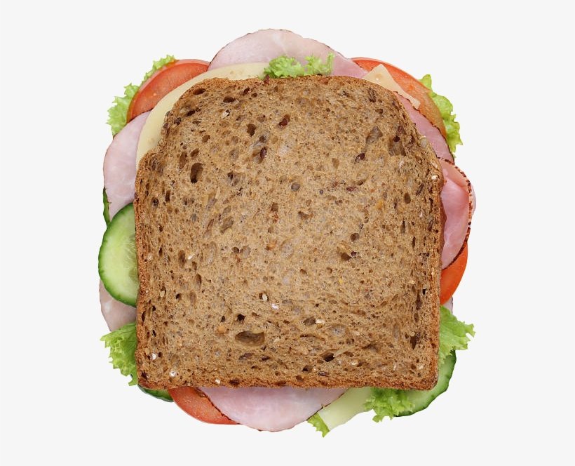 Sandwich - Sandwich Top View, transparent png