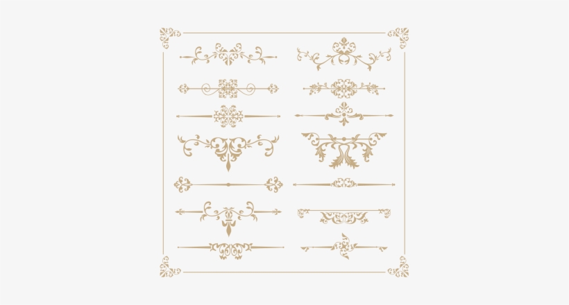 Ornament Retro, Vintage, Ornaments, Vector Png And - Download, transparent png