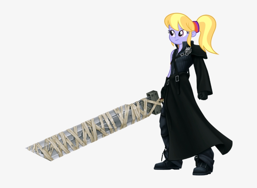 Background Human, Cloud Strife, Cloudy Kicks, Equestria - Clouds Sword Final Fantasy, transparent png