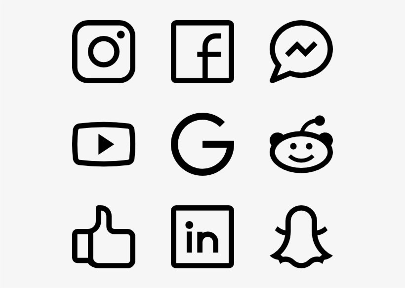 Social Media 21 Icons - Washing Instruction Symbols Png, transparent png