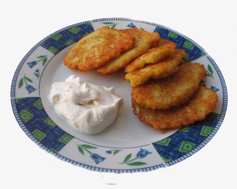 Ukrainian Potato Pancakes - Hanukkah Food, transparent png