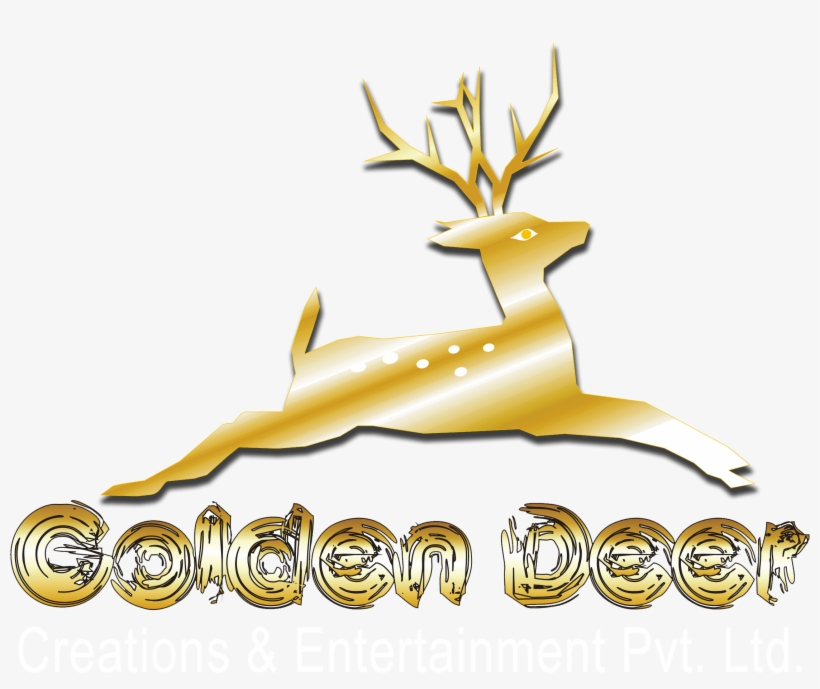 Dear Clipart Golden Deer - Reindeer, transparent png