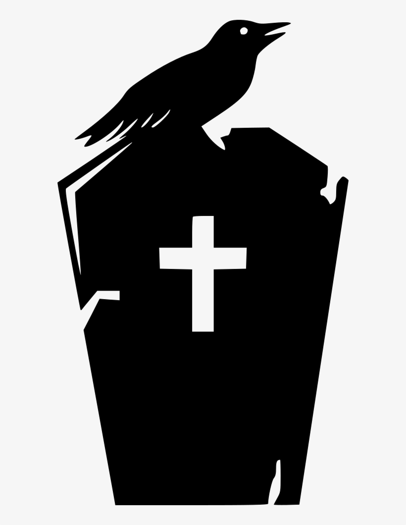 Grave Stone Dead Graveyard Space Dirty Crow Comments - Portable Network Graphics, transparent png