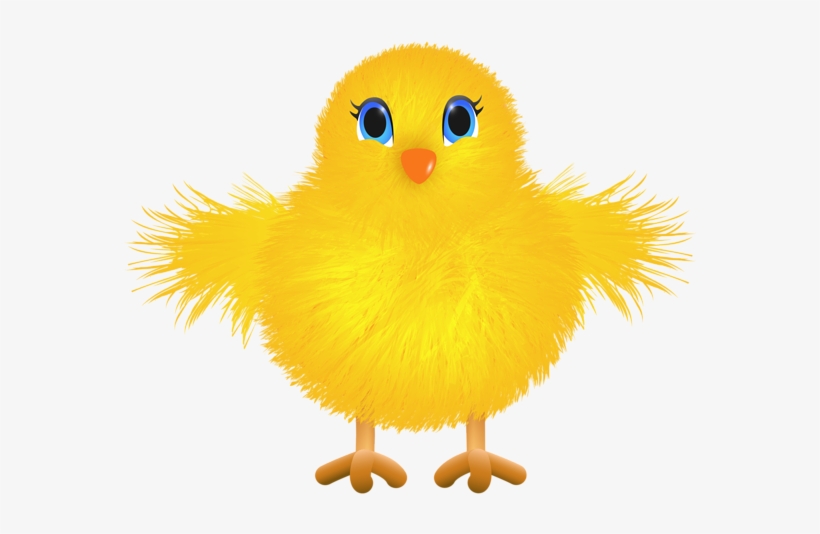 Cute Yellow Chicken Png Clip Art Image - Transparent Background Clipart Chicken, transparent png