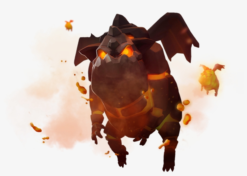 The Lava Hound Is A Slow-moving Flying Tank - Clash Royale Lava Png, transparent png