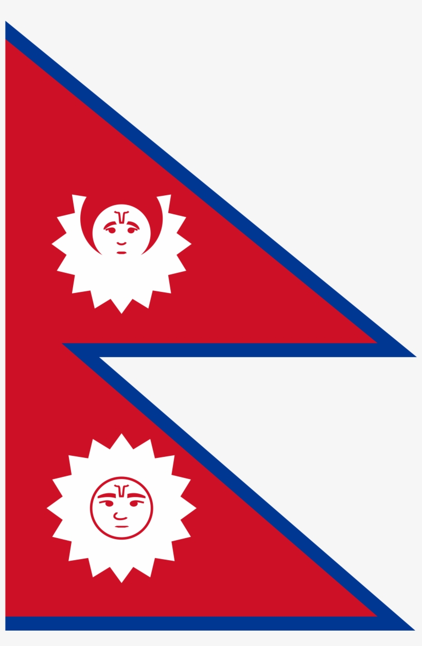 Nepal Resultado De Imagen De Nepal Bandera - Nepal Flag, transparent png