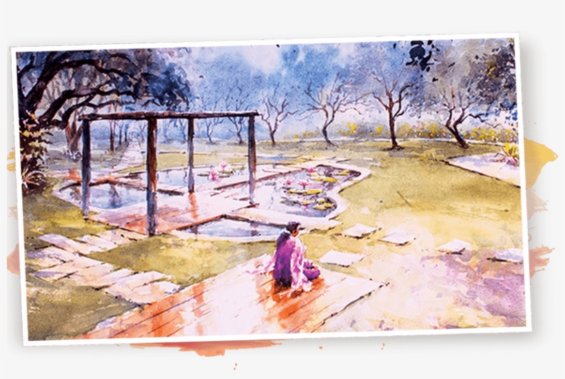 The Garden Of Surprise - Painting, transparent png