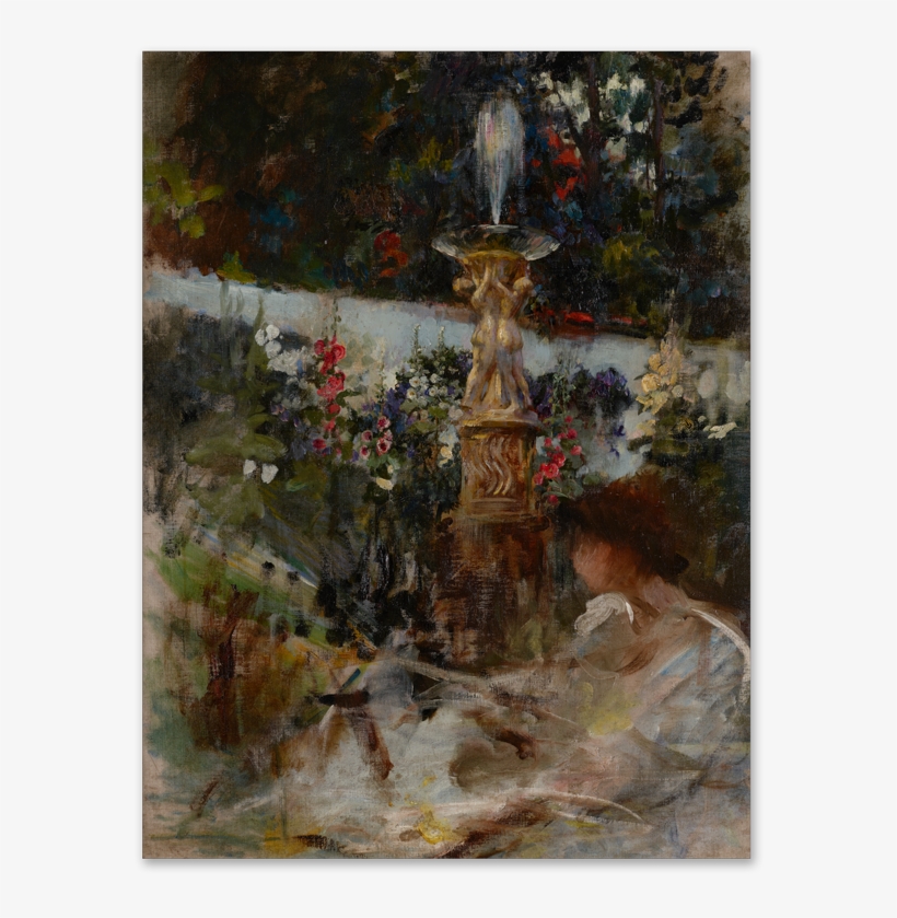 Reading In The Garden, C - Conifer, transparent png