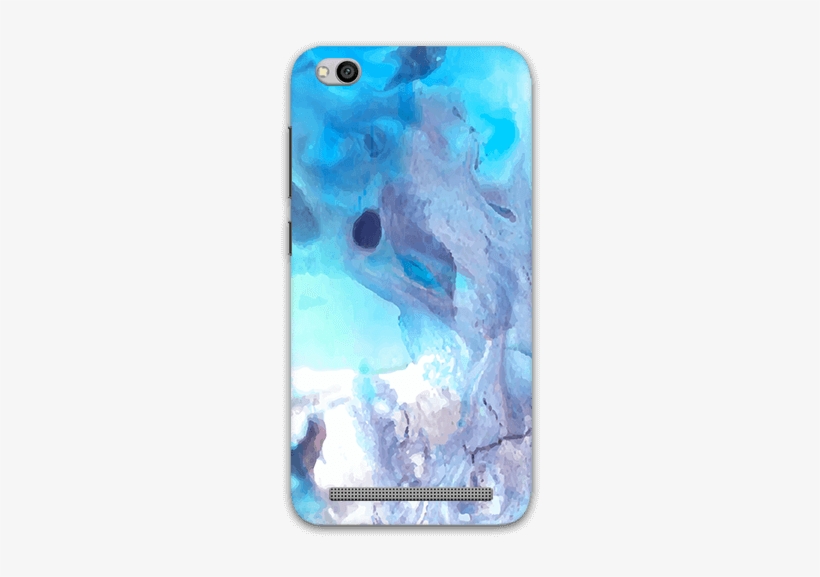Blue Watercolor Marble Redmi 5a Mobile Case - Light Blue Abstract Marble Notebook, transparent png