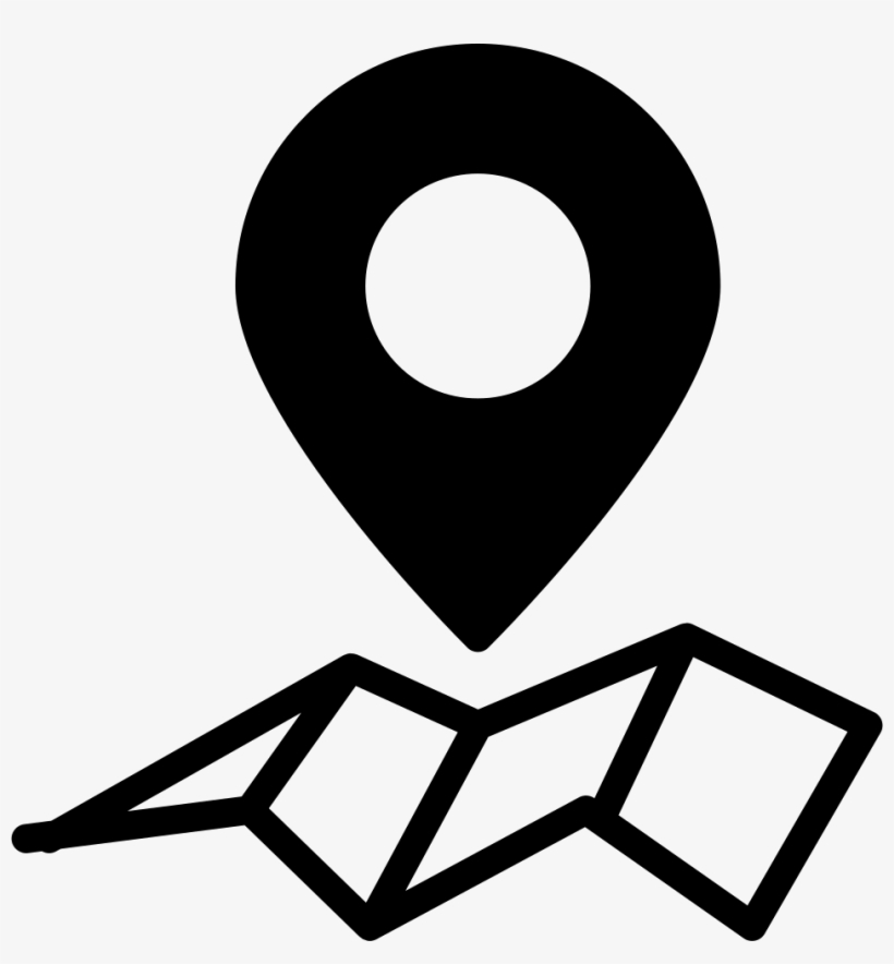 Map With A Pin Small Symbol Inside A Circle Comments - Map Symbol, transparent png