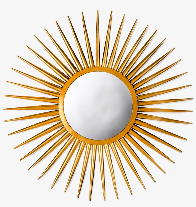 Visit - Safavieh Sun Flair Mirror, Gold, transparent png