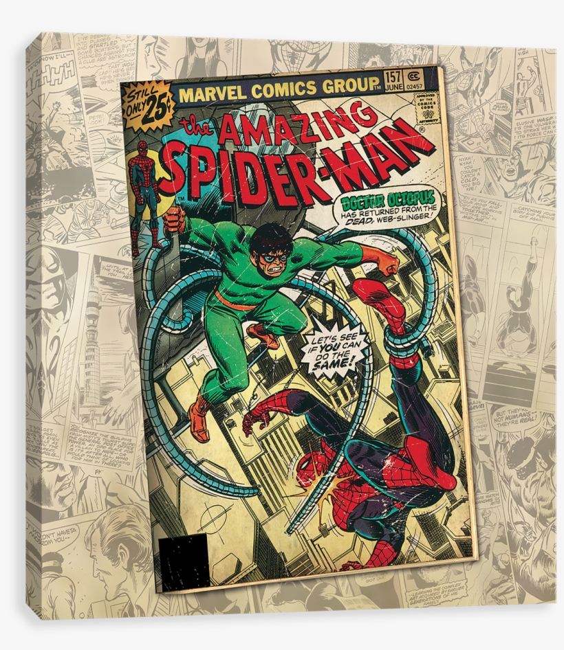 Spider-man V Doc Oc - Doctor Octopus Comic Cover, transparent png
