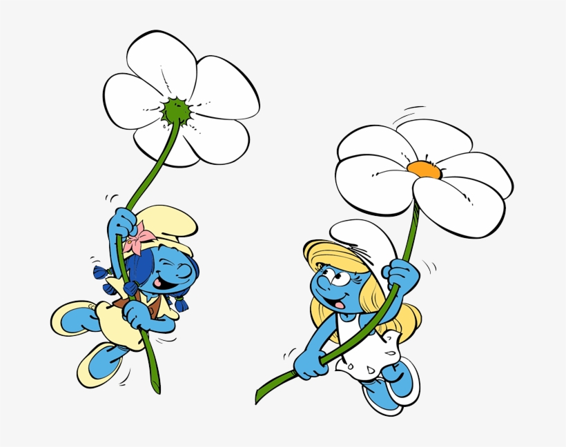 Papa Smurf Smurflily, Smurfette Smurfblossom - Smurfs The Lost Village Smurflily, transparent png