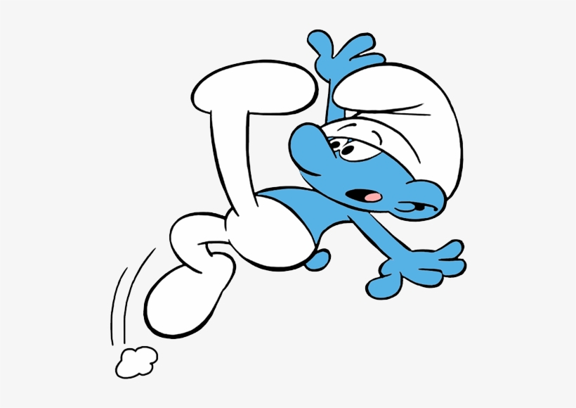Image - Clumsy Smurf Cartoon, transparent png