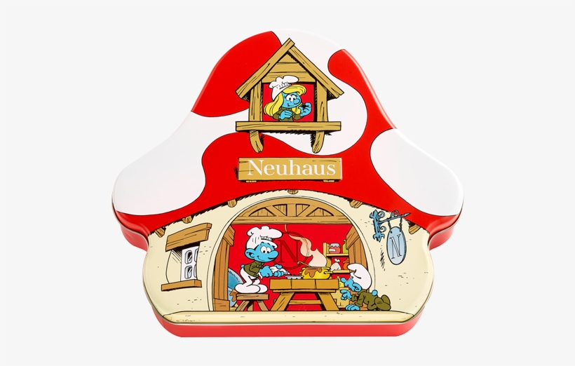Need The Perfect Gift - Neuhaus - Estuche Metálico De Chocolates Los Pitufos, transparent png