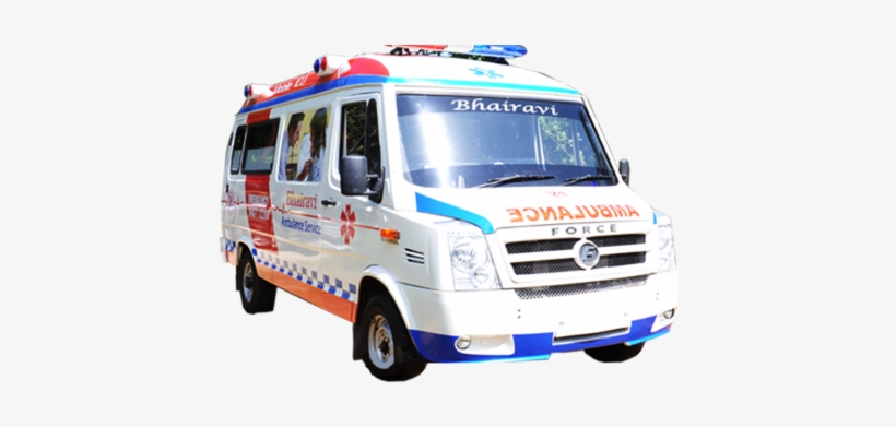 Ambulance Omni Png Image - Tempo Traveller Ambulance Png, transparent png