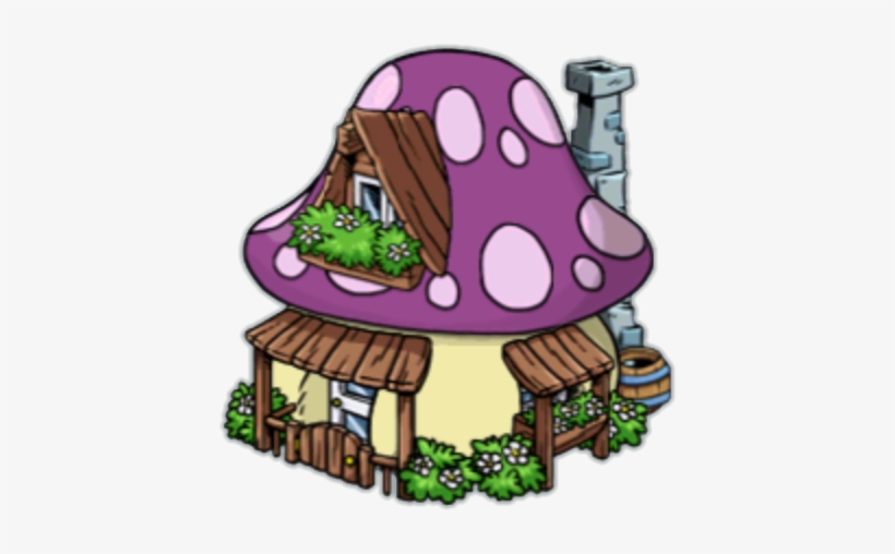 Mushroom Clipart Smurf, transparent png
