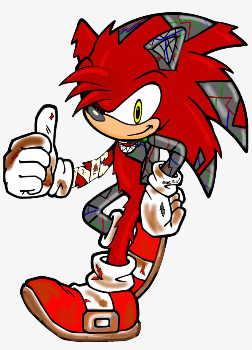 red sonic the hedgehog