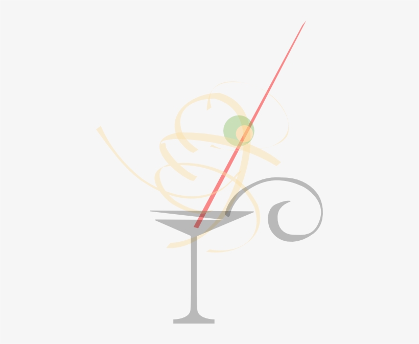 Small - Martini Glass Clip Art, transparent png